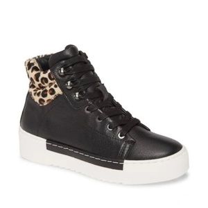 cecilia new york black high top leopard sneakers